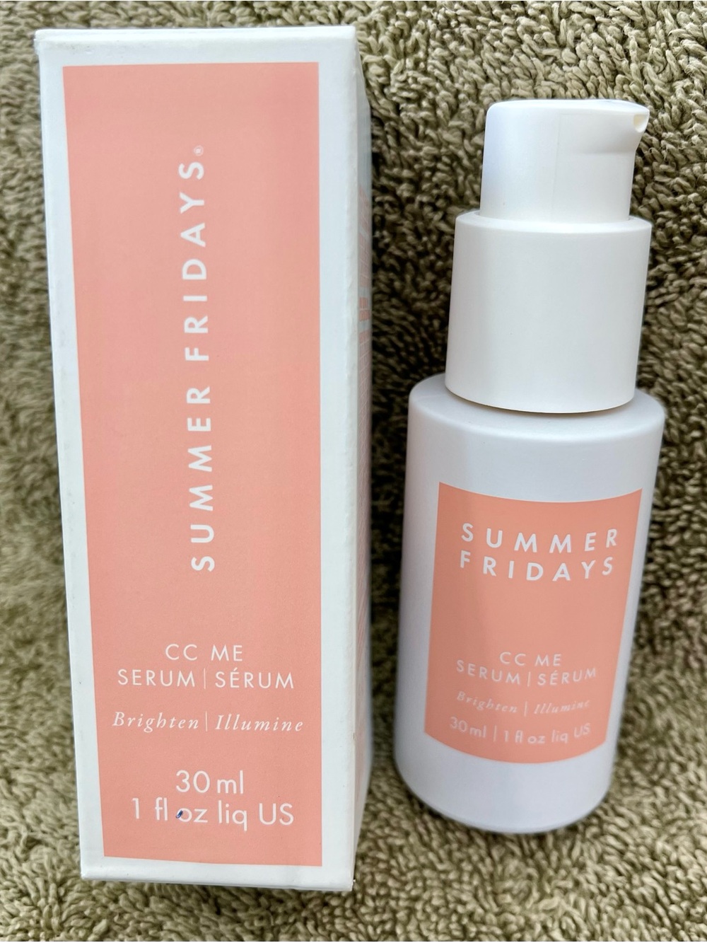 Summer Fridays CC Me Brightening Serum - 30 ml/1 fl oz liquid NIB